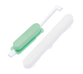 Hard Buttons (Power / Volume) Compatible For Google Pixel 4A 5G Replacement (Clearly White)