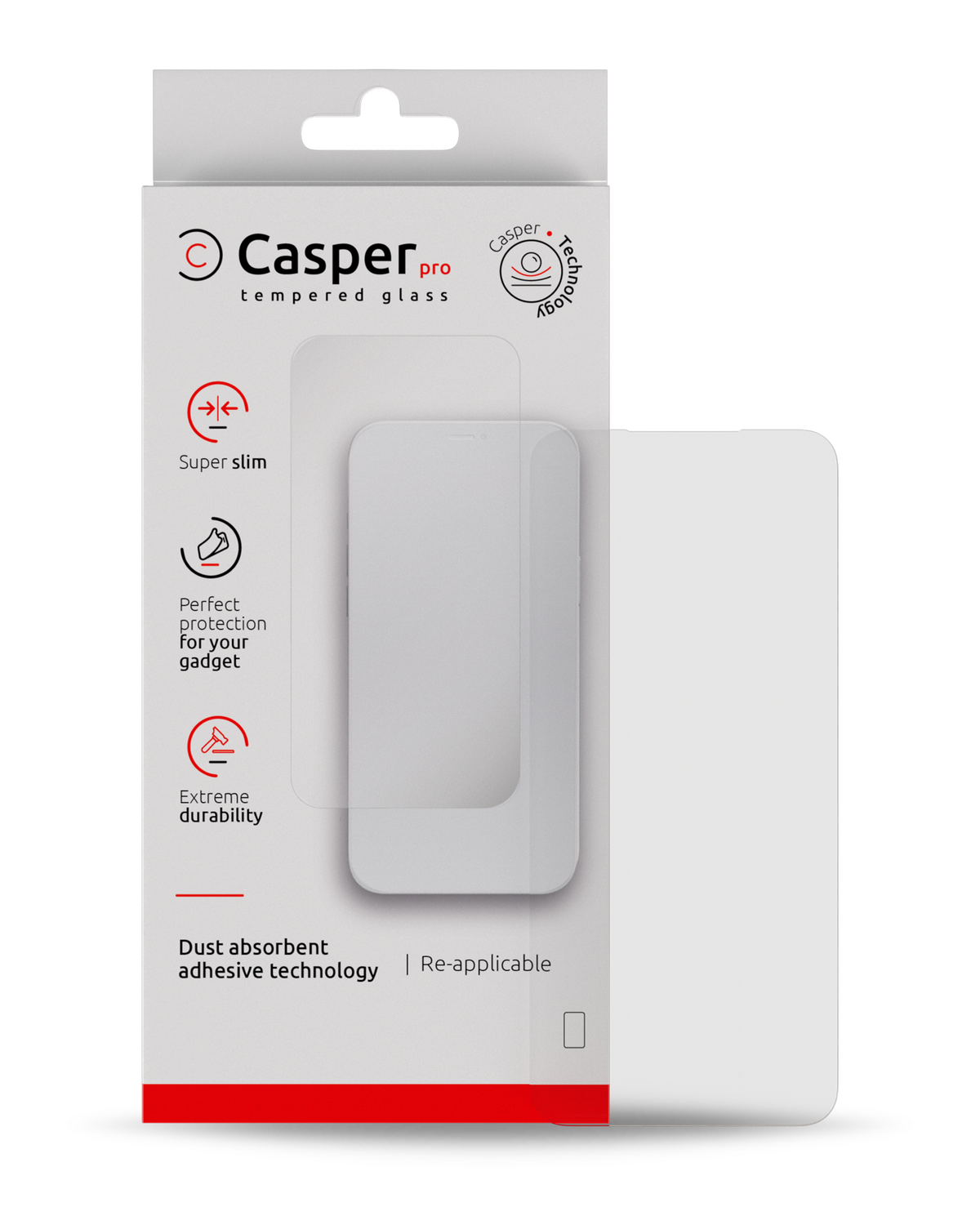 Casper Pro Tempered Glass Compatible For Samsung Galaxy A14 5G (Case Friendly)