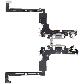 Charging Port Flex Cable For iPhone 18 Pro (International Version) (Premium) (White)