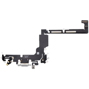 Charging Port Flex Cable For iPhone 18 Pro (International Version) (Premium) (White)