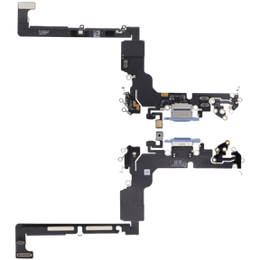 Charging Port Flex Cable For iPhone 18 Pro (International Version) (Premium) (Blue)