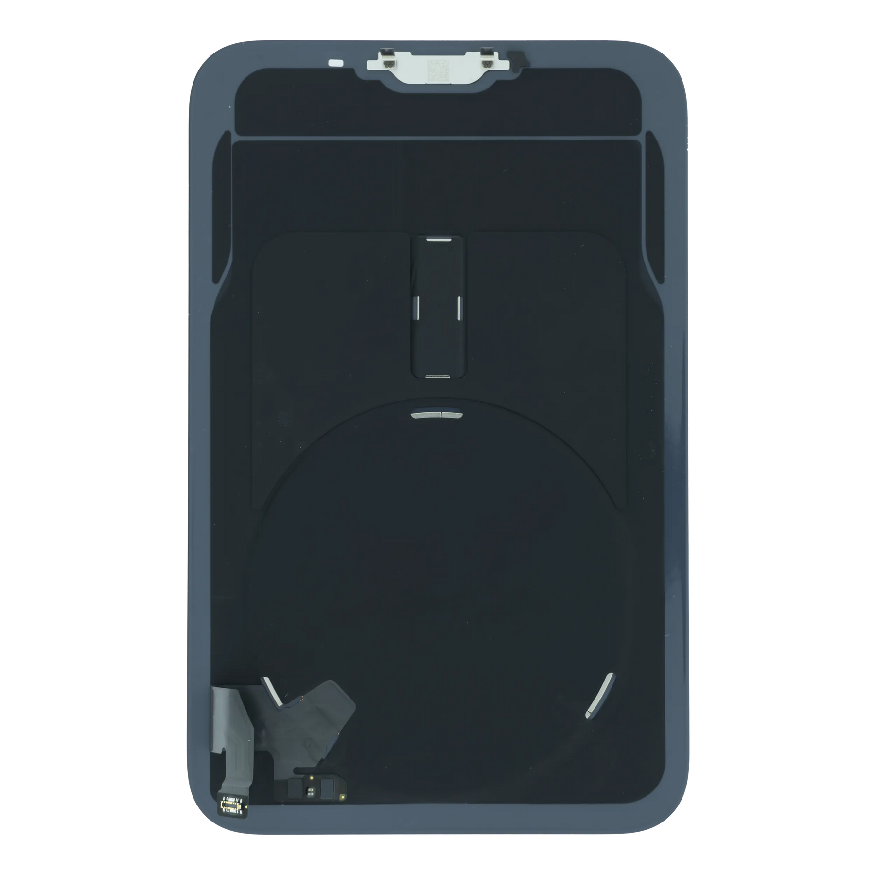 Back Glass With MagSafe Magnet, NFC & Flashlight Flex Cable For iPhone 18 Pro Max (Genuine OEM) (Burgundy)