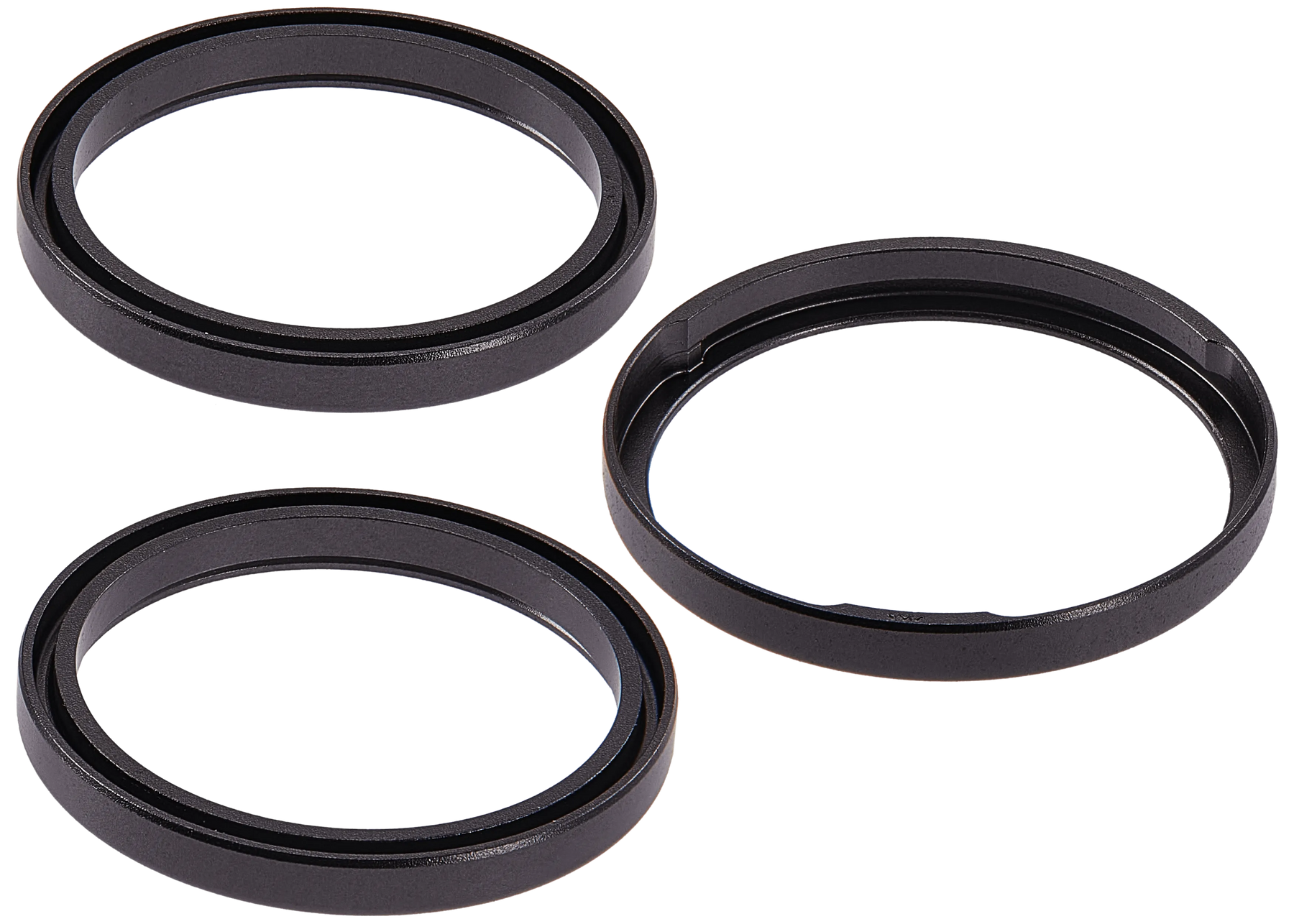 Back Camera Bezel Ring Only For iPhone 18 Pro / 18 Pro Max (Black) (3 Piece Set)