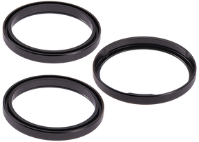 Back Camera Bezel Ring Only For iPhone 18 Pro / 18 Pro Max (Black) (3 Piece Set)