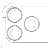 Back Camera Bezel Ring Only For iPhone 18 Pro / 18 Pro Max (Glacier) (3 Piece Set)