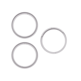 Back Camera Bezel Ring Only For iPhone 18 Pro / 18 Pro Max (Silver) (3 Piece Set)