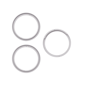 Back Camera Bezel Ring Only For iPhone 18 Pro / 18 Pro Max (Silver) (3 Piece Set)