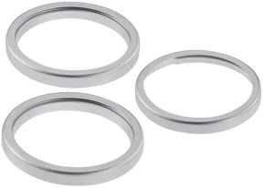 Back Camera Bezel Ring Only For iPhone 18 Pro / 18 Pro Max (Silver) (3 Piece Set)