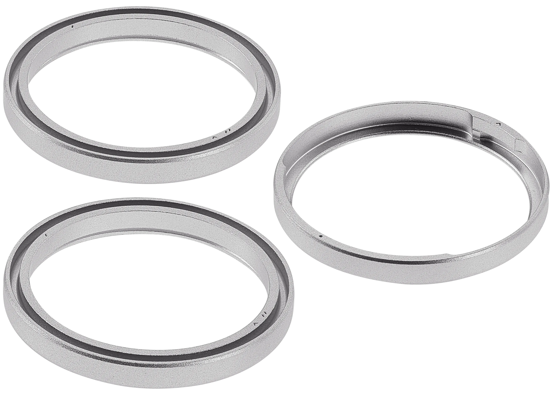 Back Camera Bezel Ring Only For iPhone 18 Pro / 18 Pro Max (Silver) (3 Piece Set)