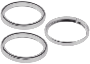 Back Camera Bezel Ring Only For iPhone 18 Pro / 18 Pro Max (Silver) (3 Piece Set)