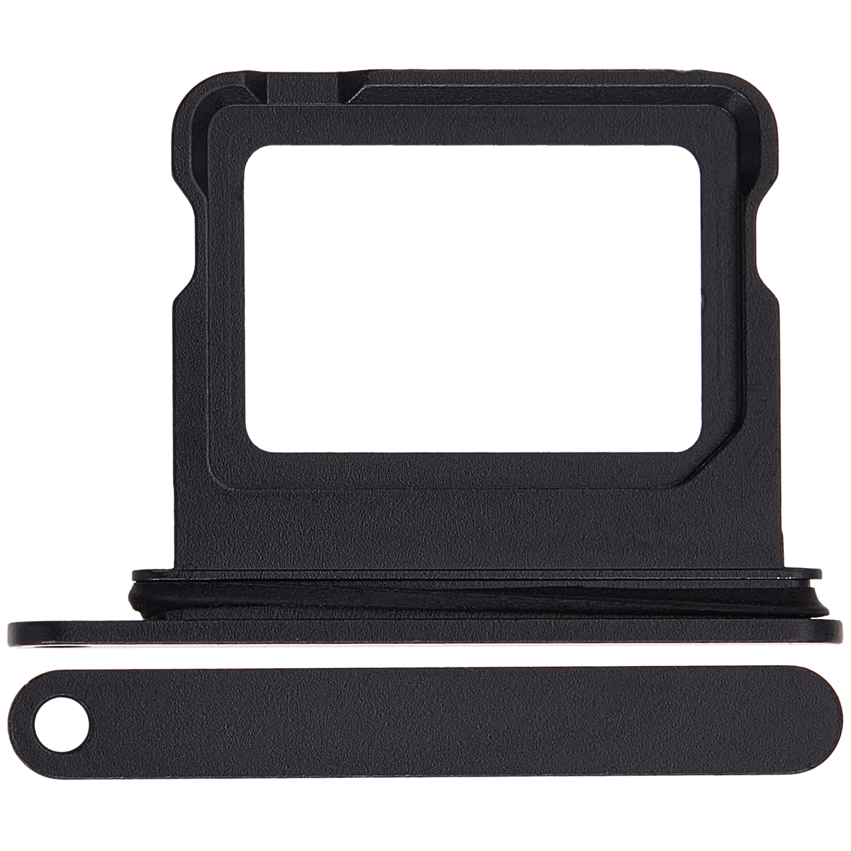 Dual Sim Card Tray Compatible For iPhone 18 Pro / 18 Pro Max (Black)