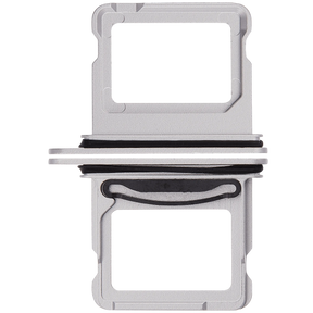 Dual Sim Card Tray Compatible For iPhone 18 Pro / 18 Pro Max (Silver)