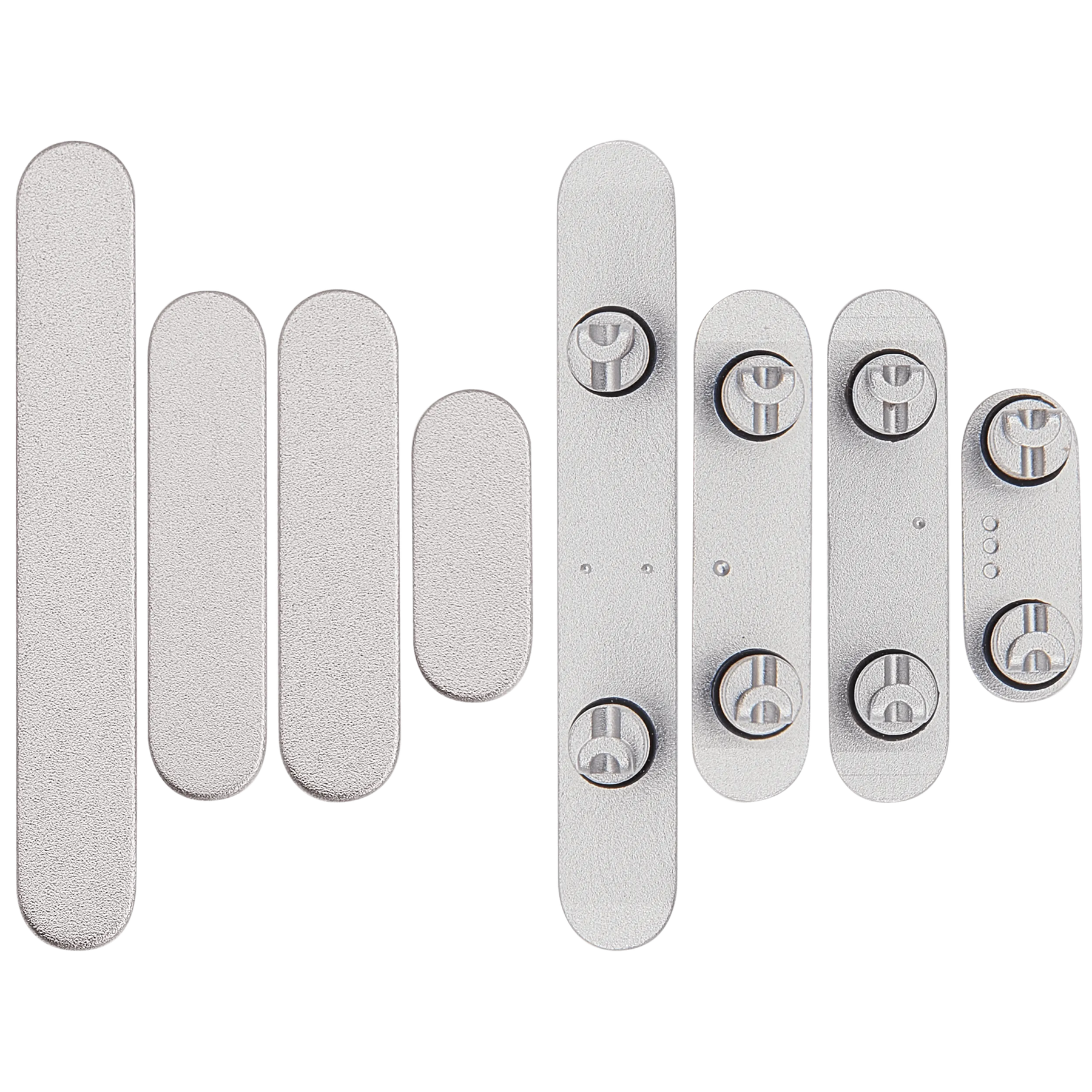 Hard Buttons (Power / Volume / Switch) For iPhone 18 Pro / 18 Pro Max (Silver)