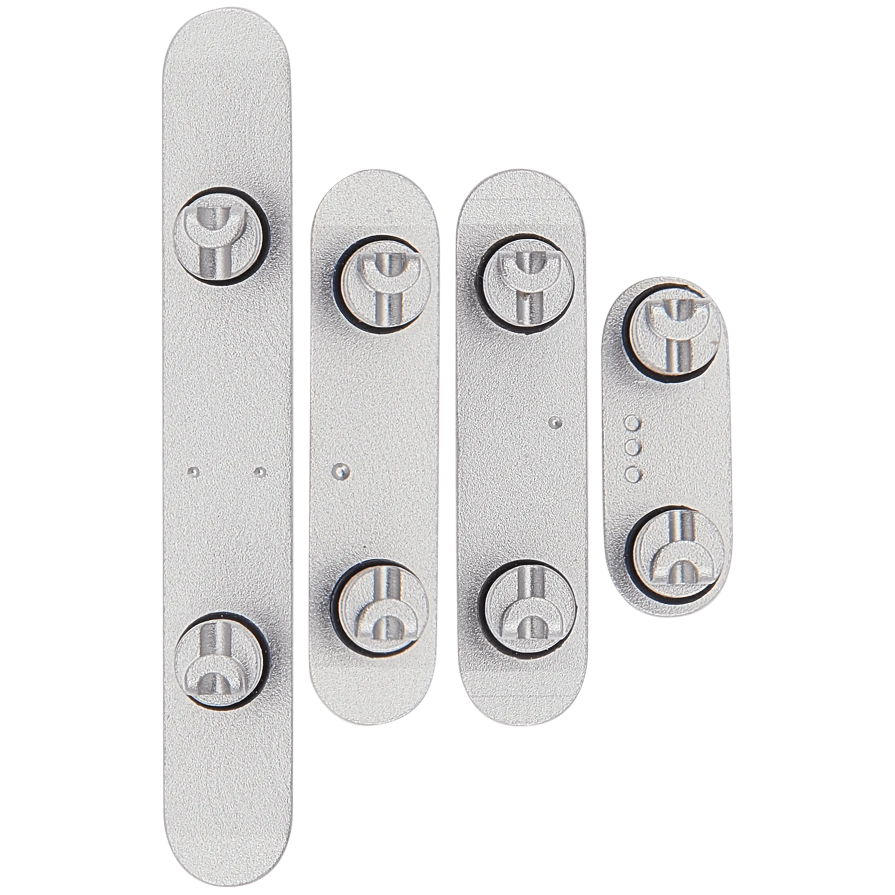 Hard Buttons (Power / Volume / Switch) For iPhone 18 Pro / 18 Pro Max (Silver)