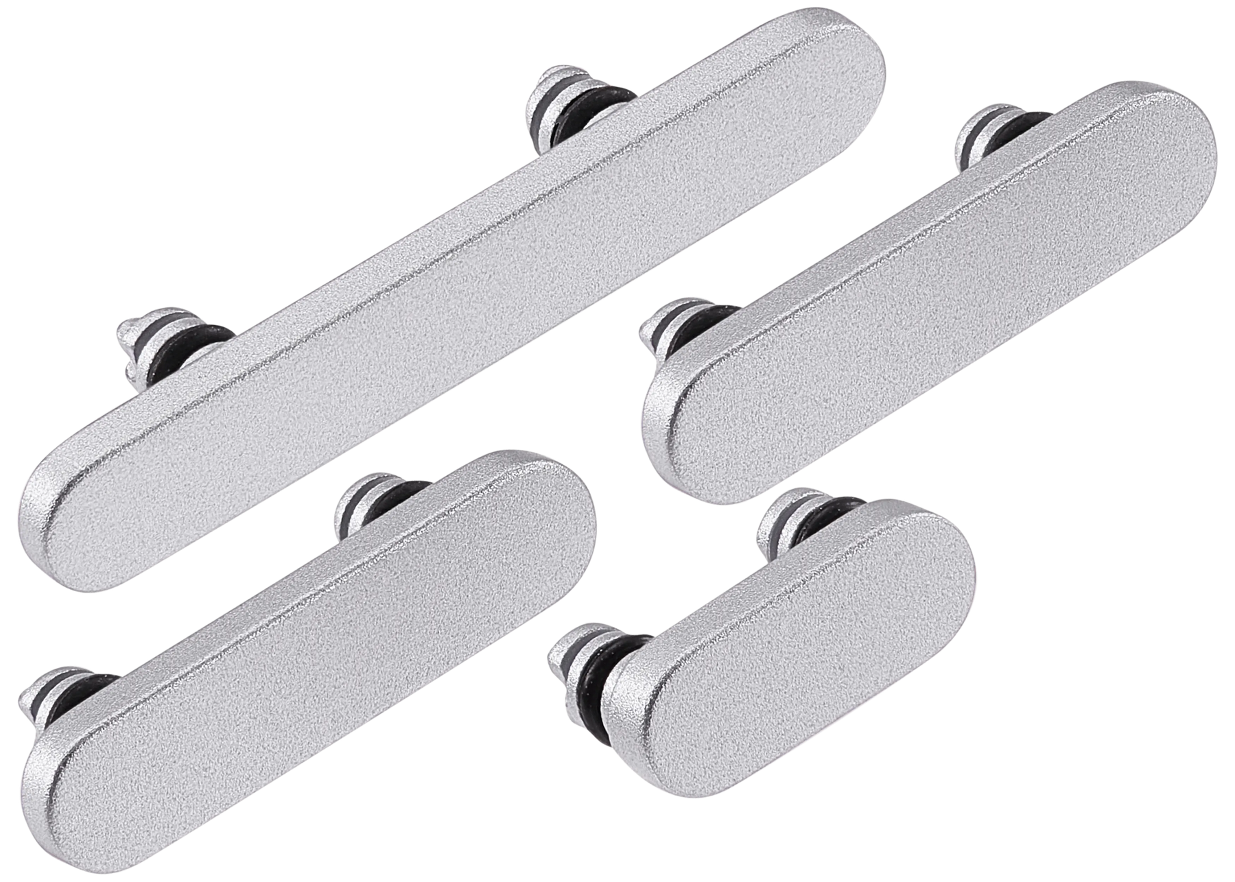 Hard Buttons (Power / Volume / Switch) For iPhone 18 Pro / 18 Pro Max (Silver)
