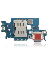 Charging Port Board With Sim Card Reader Compatible For Samsung Galaxy S22 Plus 5G (S9060) (Dual Sim Version) (Premium)