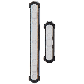 Hard Buttons (Power / Volume) Compatible For Samsung Galaxy S22 / S22 Plus Replacement (Phantom Black)