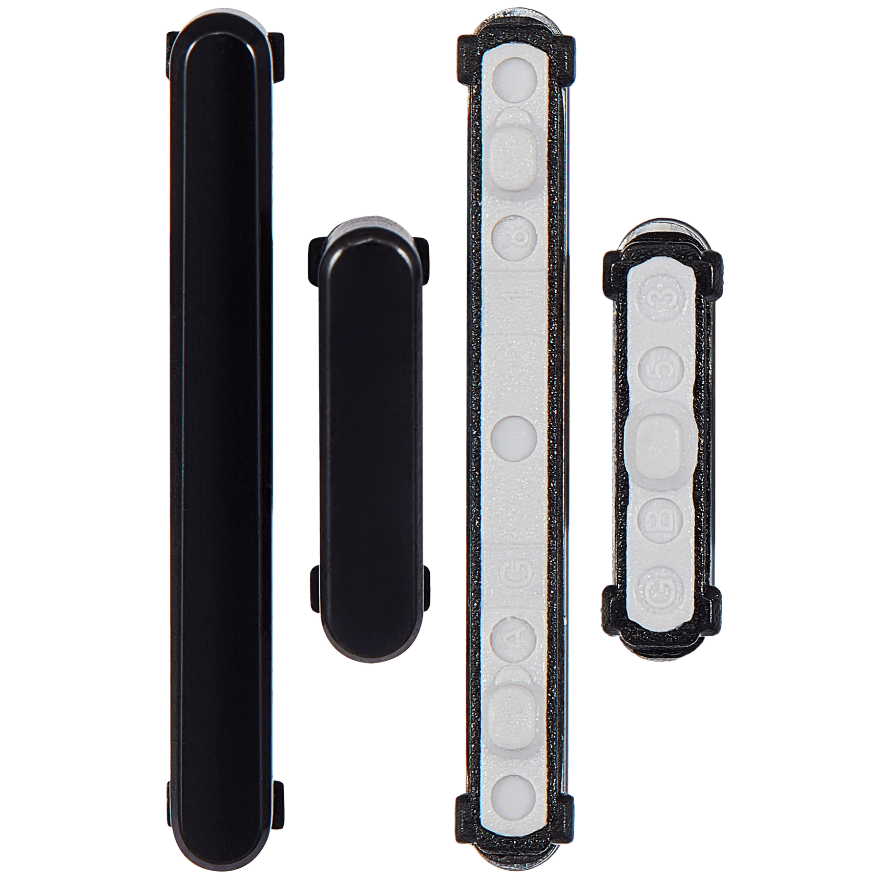 Hard Buttons (Power / Volume) Compatible For Samsung Galaxy S22 / S22 Plus  Replacement (Phantom Black)