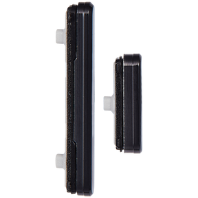 Hard Buttons (Power / Volume) Compatible For Samsung Galaxy S22 / S22 Plus Replacement (Phantom Black)