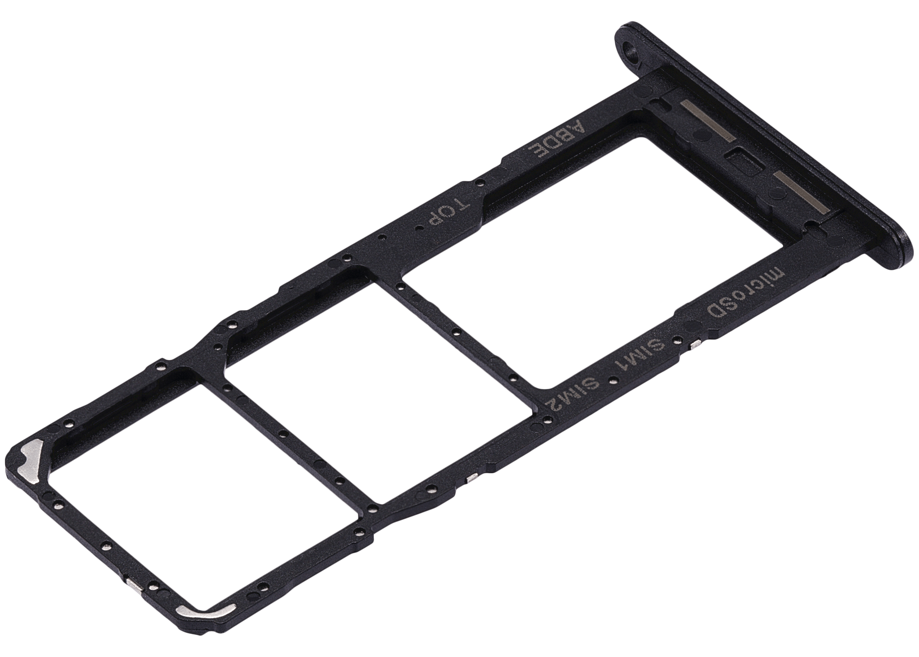 Dual Sim Card Tray Compatible For Samsung Galaxy A24 4G (A245 / 2023) (Black)