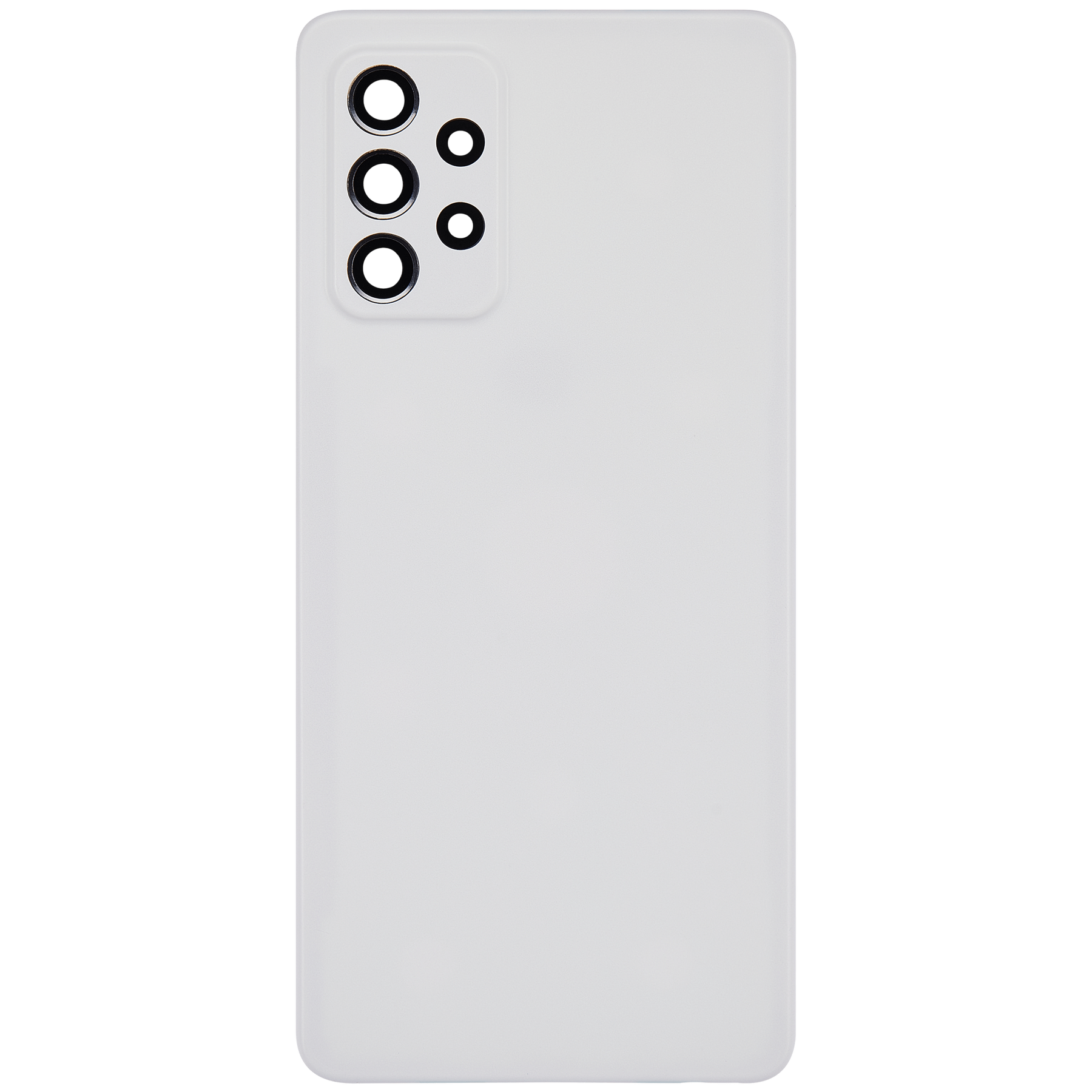 Back cover Glass Compatible For Samsung Galaxy A72 (A725 / 2021) (Vemake) (Awesome White)