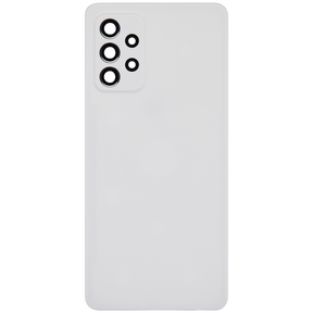 Back cover Glass Compatible For Samsung Galaxy A72 (A725 / 2021) (Vemake) (Awesome White)