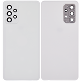 Back cover Glass Compatible For Samsung Galaxy A72 (A725 / 2021) (Vemake) (Awesome White)