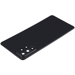 Back cover Glass Replacement Compatible For Samsung Galaxy A72 (A725 / 2021) (Vemake) (Awesome Black)