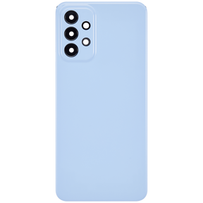 Back cover Glass Compatible For Samsung Galaxy A23 (A235 / 2022) (Vemake) (Blue)