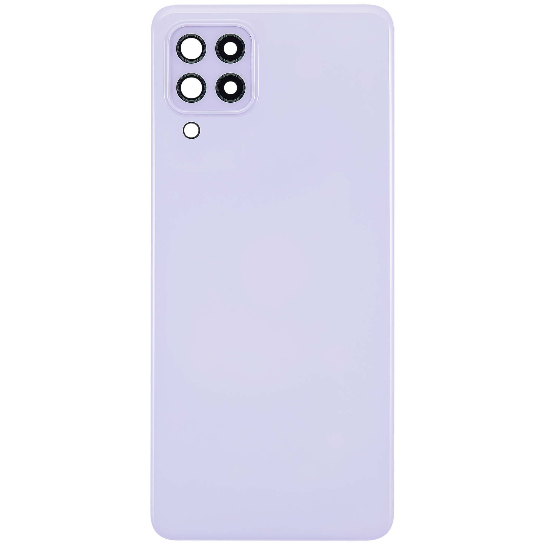 Back cover Glass With Camera Lens Compatible For Samsung Galaxy A22 4G (A225 / 2021) (Vemake) (Violet)