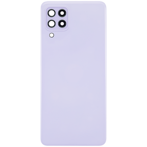 Back cover Glass With Camera Lens Compatible For Samsung Galaxy A22 4G (A225 / 2021) (Vemake) (Violet)