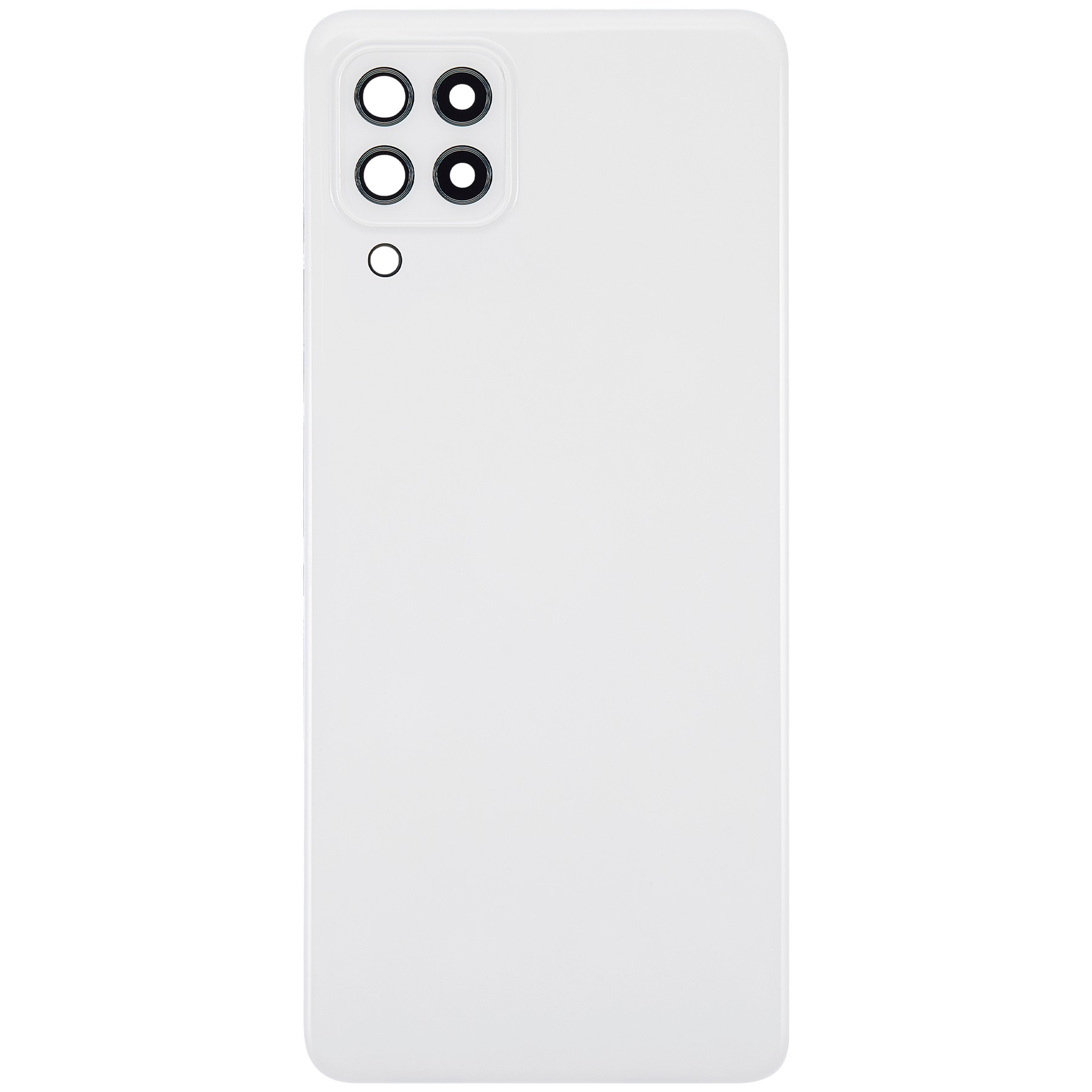 Back cover Glass With Camera Lens Compatible For Samsung Galaxy A22 4G (A225 / 2021) (Vemake) (White)