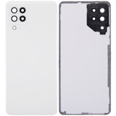Back cover Glass With Camera Lens Compatible For Samsung Galaxy A22 4G (A225 / 2021) (Vemake) (White)