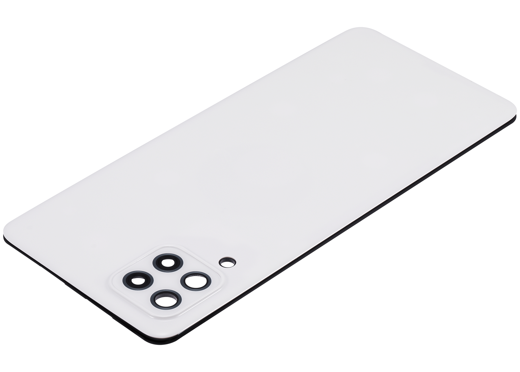 Back cover Glass With Camera Lens Compatible For Samsung Galaxy A22 4G (A225 / 2021) (Vemake) (White)