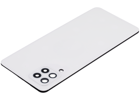 Back cover Glass With Camera Lens Compatible For Samsung Galaxy A22 4G (A225 / 2021) (Vemake) (White)