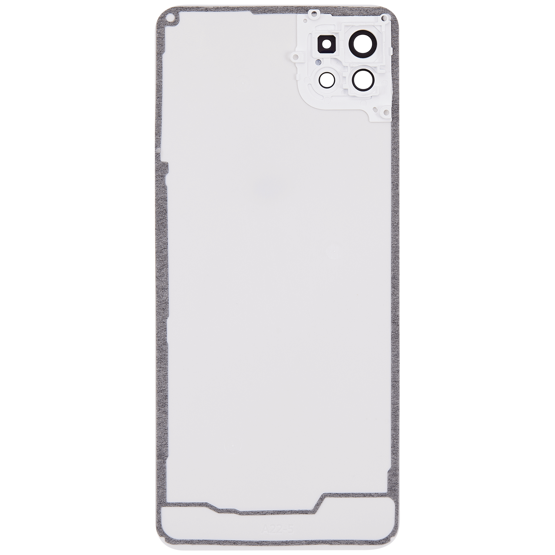 Back cover Glass With Camera Lens Compatible For Samsung Galaxy A22 5G (A226 / 2021) (Vemake) (White)