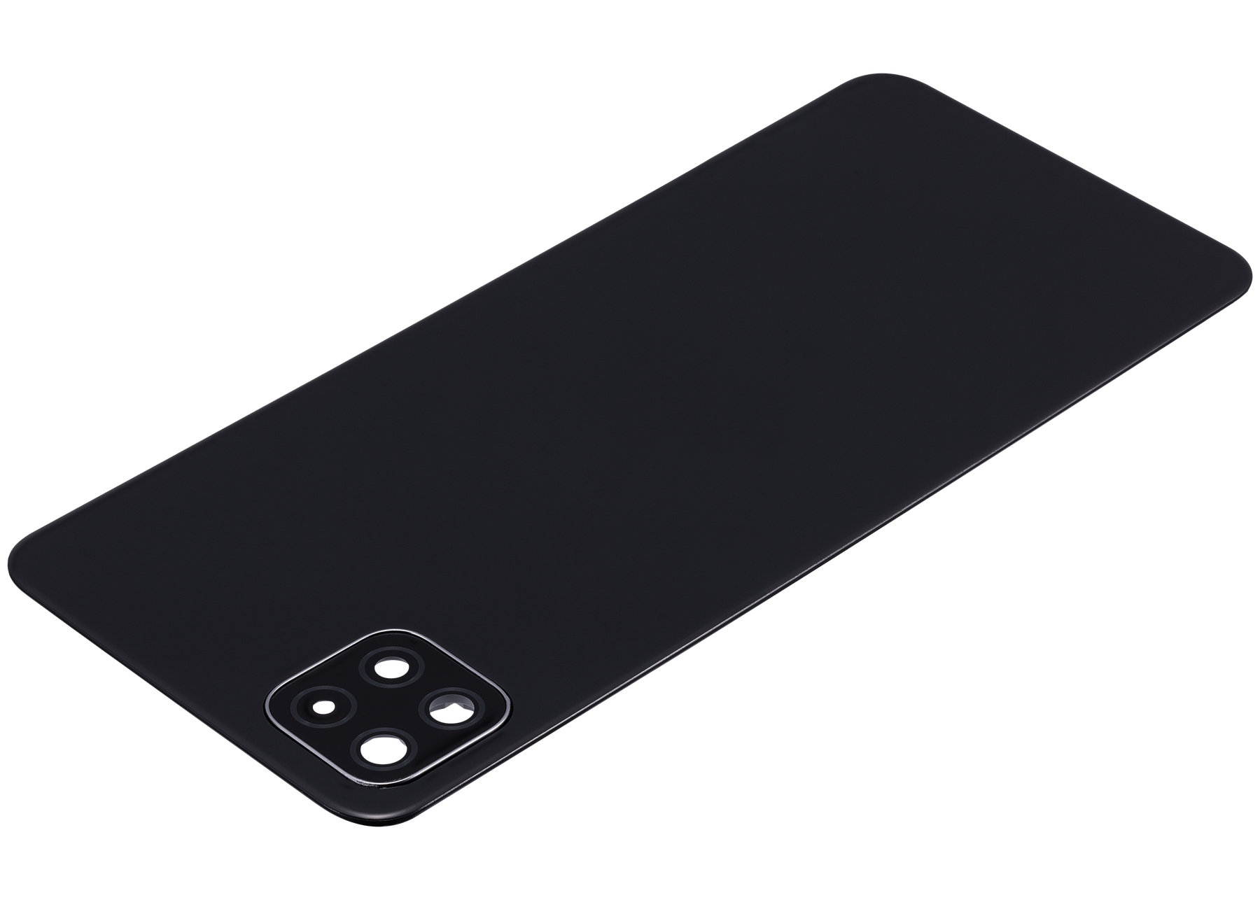 Back cover Glass With Camera Lens Compatible For Samsung Galaxy A22 5G (A226 / 2021) (Vemake) (Black)