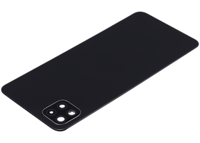 Back cover Glass With Camera Lens Compatible For Samsung Galaxy A22 5G (A226 / 2021) (Vemake) (Black)