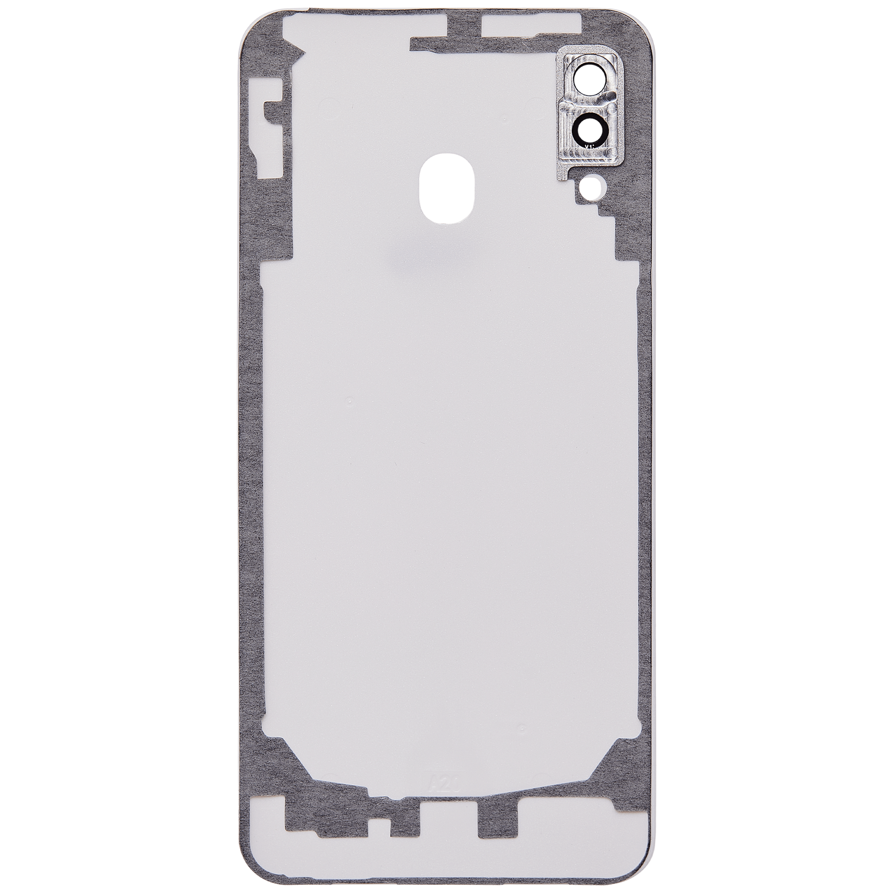 Back cover Glass With Camera Lens Compatible For Samsung Galaxy A20 (A205 / 2019) (Vemake) (Red)