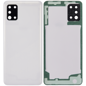Back cover Glass With Camera Lens Compatible For Samsung Galaxy A31 (A315 / 2020) (Vemake) (Prism Crush White)