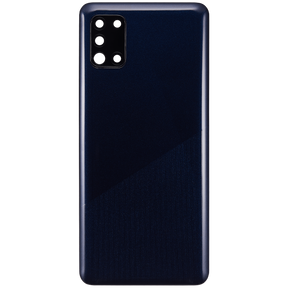 Back cover Glass With Camera Lens Compatible For Samsung Galaxy A31 (A315 / 2020) (Vemake) (Prism Crush Blue)