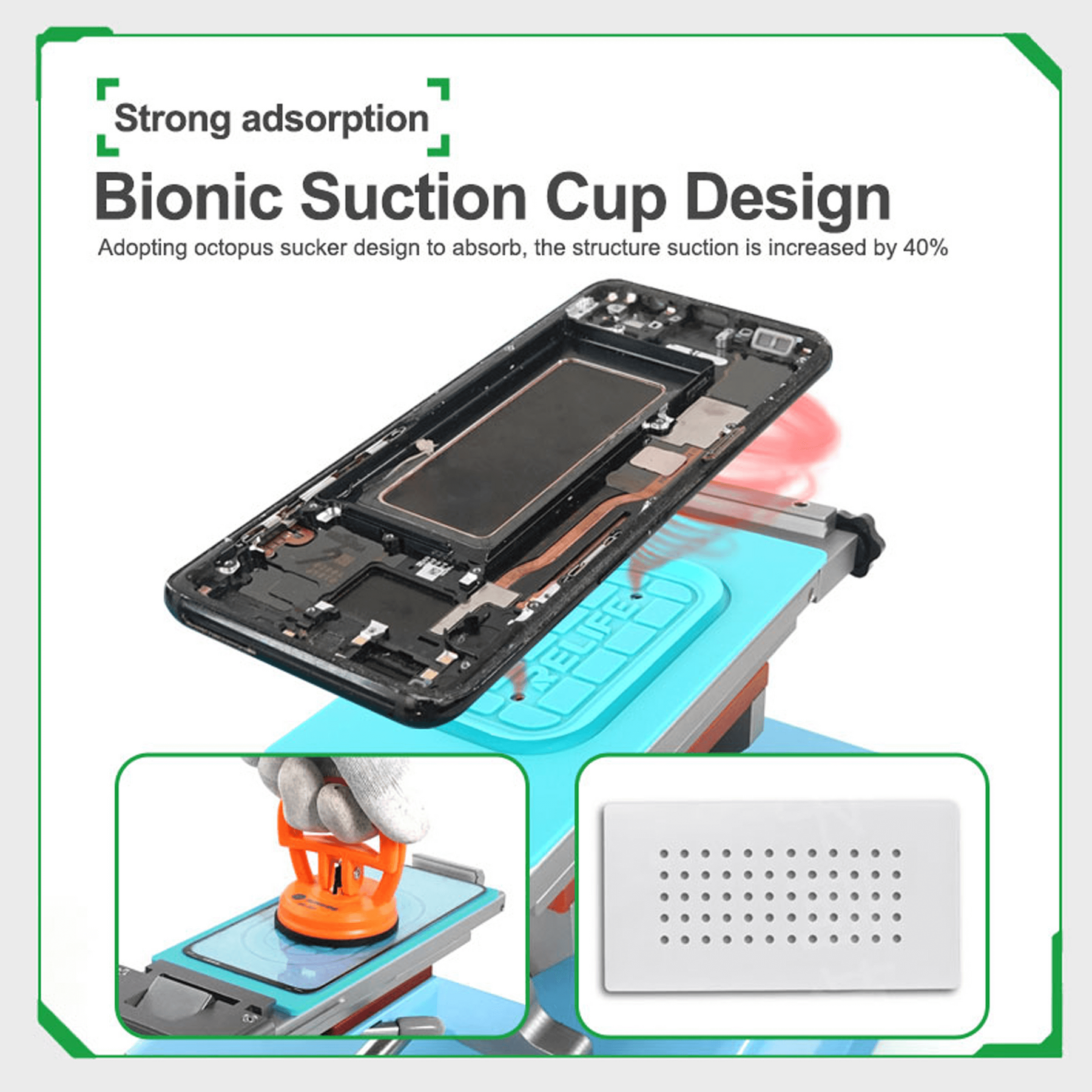 SS-004SA Universal Suction Silicone Pad For Separator Machine (Sunshine)