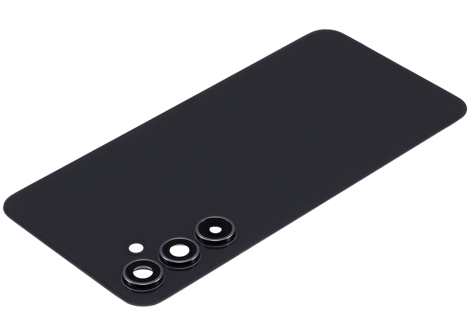 Replacement Back Cover Glass With Camera Lens Compatible For Samsung Galaxy A54 5G (A546 / 2023) (Vemake) (Graphite)