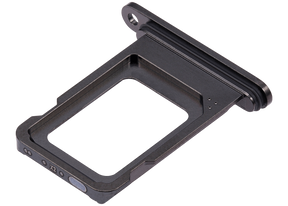 Single Sim Card Tray Compatible For iPhone 15 Pro / 15 Pro Max (Black Titanium)