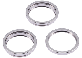 Back Camera Bezel Ring Only Compatible For iPhone 15 Pro (White Titanium) (3 Piece Set)