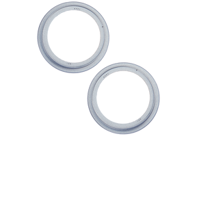 Back Camera Bezel Ring Only Compatible For iPhone 15 / 15 Plus (Blue) (2 Piece Set)