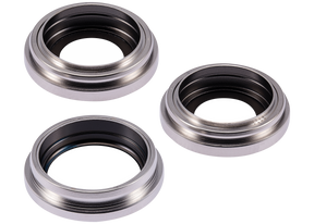 Back Camera Lens With Bracket & Bezel Compatible For iPhone 15 Pro Max (3 Piece Set) (Premium) (White Titanium)