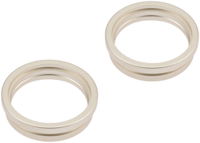 Back Camera Bezel Ring Only Compatible For iPhone 15 / 15 Plus (Yellow) (2 Piece Set)