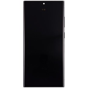 OLED Assembly With Frame Compatible For Samsung Galaxy S23 Ultra 5G Replacement (US & International) (Service Pack) (Phantom Black)