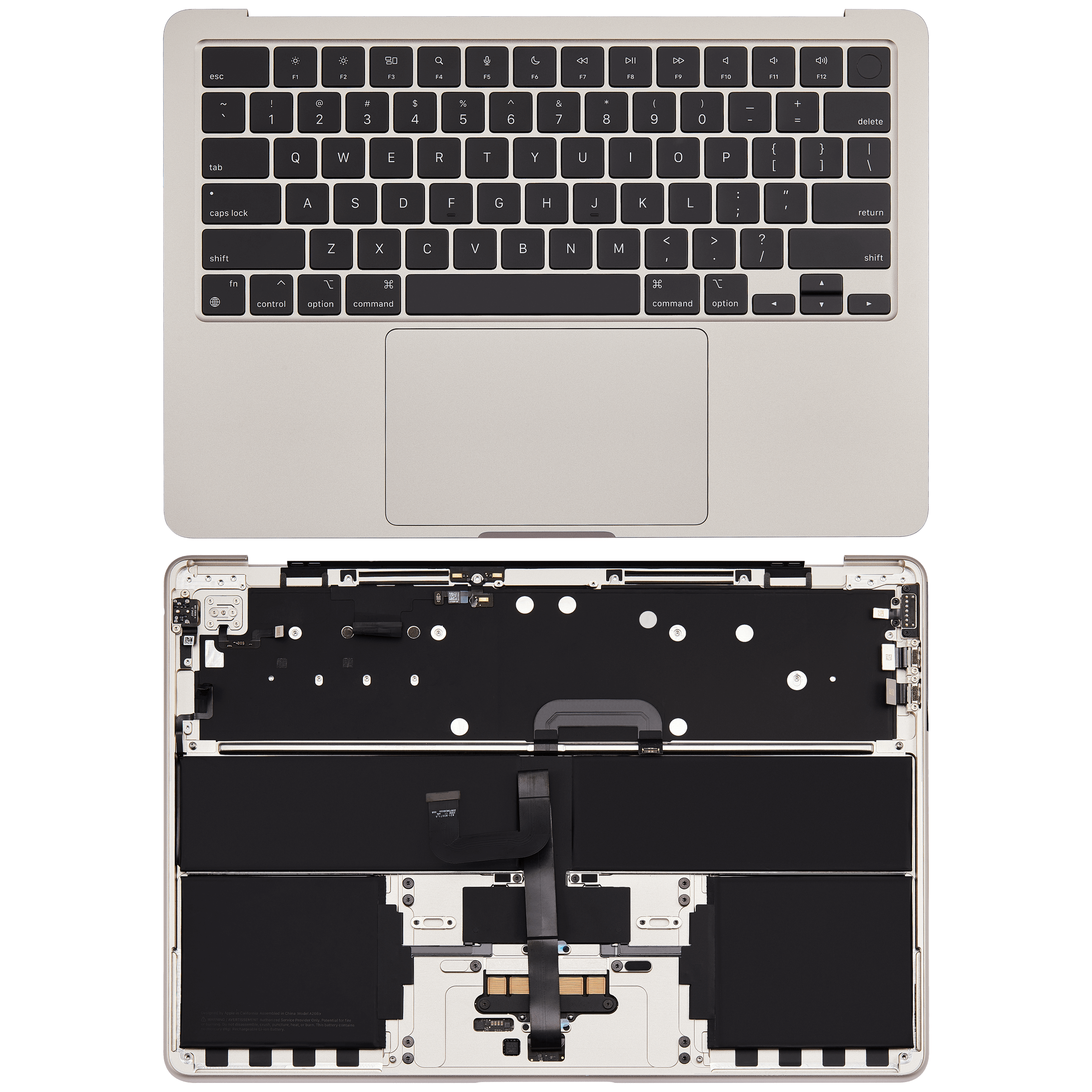 Top Case Assembly With Battery And Keyboard Compatible For MacBook Air